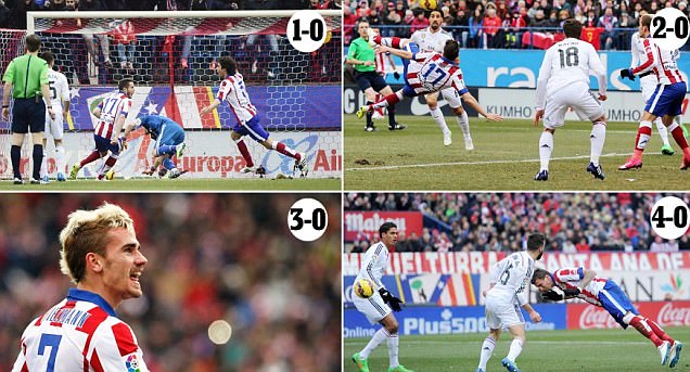 Ronaldo `Ngeles` setelah Timnya Ditekuk Atletico Madrid 4-0